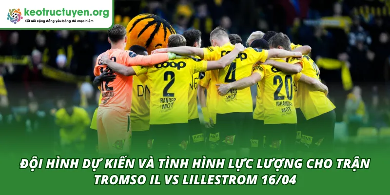Đội hình ra sân dự kiến của hai đội trận Tromso IL VS Lillestrom 16/04